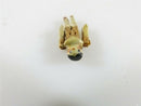 19th Century Miniature Painted Wood Doll 9/16" H Made of Tiny Wood Articulated