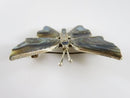 Vintage 1950's Abalone Inlay Butterfly Pin Sterling Silver Taxco Mexico RS 925