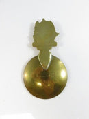 Vintage Peerage Brass Victory Tea Caddy Spoon / Teabag Holder – Made in England – 3 5/16"