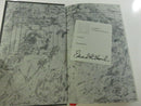 Marbled endpapers and printed Excellence: An American Treasury presentation bookplate with handwritten signature.