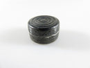 Antique Miniature Powder Box with Original Puff Victorian Sterling Silver