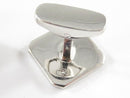 Sterling Silver Fancy Square Faced Whale Back Dress Cufflink Set