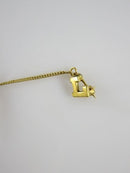 Vintage Junior Jr Ymca Hi-Y Fraternal Pin Gold Gilt With Enameling Letter L