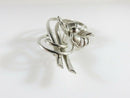 Vintage Forstner Sterling Silver Modernist Mid Century Flower Brooch