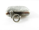 Lovely 1900 Foilate Match Safe Vesta Joseph Gloster UK Sterling Pocket Watch FOB