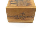 Honduras. C. A. Wood Jewelry Trinket Box With Village Scene and Flowers