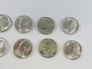 Lot of 10 US Roosevelt Silver Dimes 90% Silver Mixed Circulation 90% silver coins US silver dimes silver coin lot