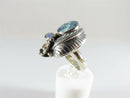 Lovely Opal Doublet Sterling Silver Native American Style Statement Ring Sz 7.25