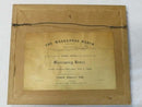 Antique The Massapoag March Massapoag House Opening Eglomise Glass Colored Print