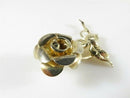 Vintage Gold Vermeil Sterling Silver Beau Flower Brooch