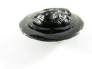 Antique Faceted Glass Cameo Mourning Brooch Multi Layered Glass French Jet