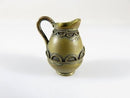 Victorian Grand Tour Miniature Gilt Brass Pitcher Ewer Carafe Vessel Souvenir