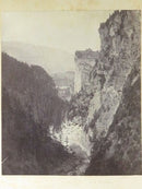 Le Johannisberg a la Via-Mala, Switzerland c1869 Photograph Adolphe Braun