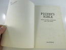 Title page spread for Picker's Bible by Joe Willard; the facing front flyleaf bears the handwritten name Jan Hawthorne.