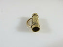Lovely Unusual Victorian Era Gold Filled Textured Purse Brief Case Charm FOB