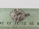 Vintage Sterling Silver Bermuda Moped Travel Charm Makers Mark A Inside a Diamon