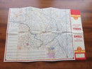 1957 Shell Map of Delaware, Maryland, Virginia W. Virginia The HM Gousha Company