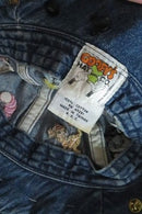 c1990's Disneyland Bucket Hat Denim with Characters and Pins Gabriela