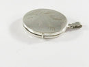 European Style Vintage Photo Locket Keepsake Floral Design Engraved PR in 835 Si