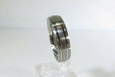 Nice Looking Forge Titanium Brushed/polished/Brushed Metal Band 11.75
