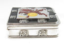 House of Romanov 875 Silver Enamel Coat of Arms Trinket Box M1-7