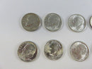Lot of 10 US Roosevelt Silver Dimes 90% Silver Mixed Mints 90% silver dimes US silver coins mixed mint marks US dimes