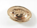 1940's Large Sterling Reinforced Dove Brooch Patented Pink Rose Gold Tone