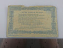 Oct 10 1927 Identification Card US Tobacco Company General Accident Insurance Card
