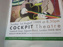 Rare Michael Hurley and Dave Reisch August 1 1999 Cockpit Theatre Poster