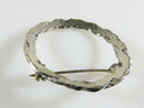 Beau Sterling Silver Scarf Pin Fair Condition with Rhodium Plating Losses