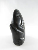 Carved Rock Man Sculpture Form in the Style of The Inuit Tribe 4 3/4 x 3"