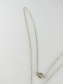 Sterling Silver Coin Alyison Vanity Name Pendant CUNO with Sterling Chain