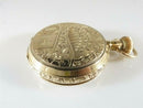 14K Gold 1888 Victorian Size 6S Hampden Hunter Cased Pocket Watch