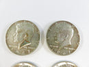 1967 Kennedy Half Dollar Lot 40% Silver Coins Set of 4 Kennedy half dollar set 1967 silver coins coin collection