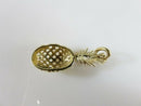 14K Yellow Gold Bahamas Pineapple Pendant/Charm, Diamond-Cut, 2.2 g