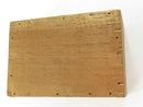 Honduras. C. A. Wood Jewelry Trinket Box With Village Scene and Flowers
