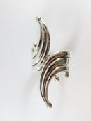 Alfredo Villasana Modernist Hinged Cuff Clamper Bracelet 925 Taxco Mexico