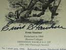 Pittsburg Steelers Ernie Stautner Autograph Boston College Defensive Tackle 1950