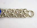 Charles Krypell Sterling Toggle Bracelet in Silver with Porcelain Plaque insert