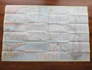 1966 Shell NY State New York Metro Road Map R.R. Donnelley & Sons Co Map Art