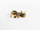 Vintage Mid Century A&Z Gold Filled Ribbon Form Watch Brooch