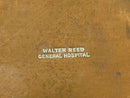 Vintage Copper Serving Tray Walter Reed General Hospital Arts & Craft Style