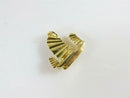 14K Gold Chinese Style Sail Boat Pendant Charm
