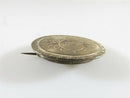 Antique Pinchbeck style Oval Vanity Brooch with Pendant Loop