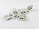 Taxco Mexico 925 Sterling Silver Large Articulated Gothic Christian Cross