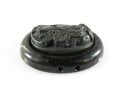 Antique Victorian Mourning Cameo Choker with Wood Frame