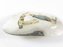 Vintage 925 Modernist Bull Fighting Brooch Abalone Inlay Taxco SCH Eagle 3 Pendant