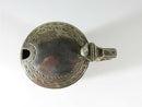 Rare Antique Sterling Silver Etched Mustard Pot 1877 by Robert Harper London