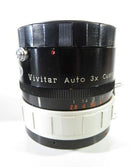 Vintage Vivitar Auto 3x Custom Tele-Converter Model 3x-3 35mm Lens Japan