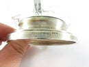 Vintage R. Blackinton & Co Crystal Divided Nut or Candy  Bowl Sterling Base